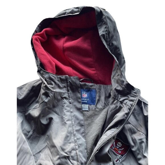 Vintage Tampa Bay Buccaneers Full Zip Windbreaker Jacket Men’s 2XL NFL Gameday - Picture 9 of 16